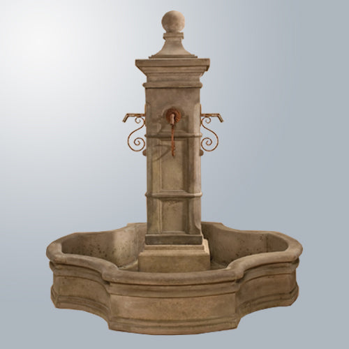 Aquitaine Fountain with 70-inch Monaco Pond