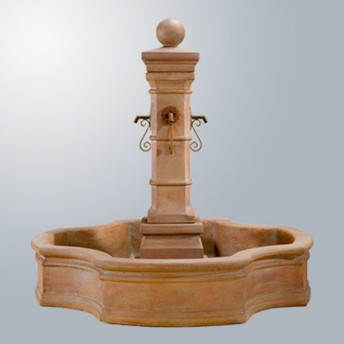 Avignon Monaco Pond Fountain with Spouts