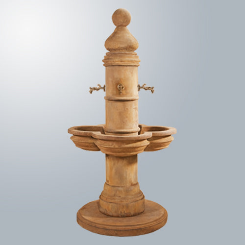 Bronze spouts on Beaumont Fountain