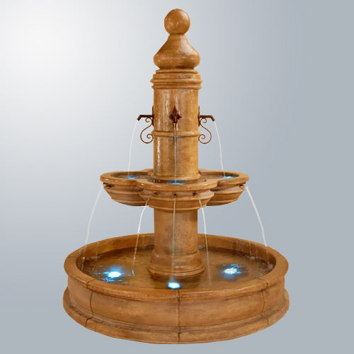 Beaumont Fountain with 70-inch Pond