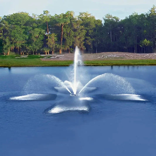 A Vertex Fan Jet Floating Pond Fountain.