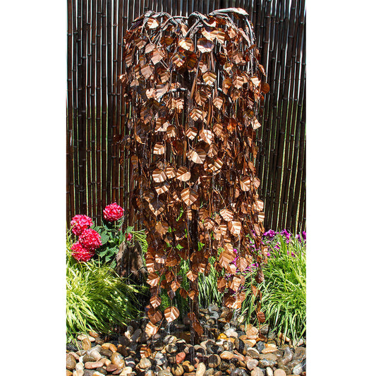 60-inch Copper Weeping Elm Tree Garden Fountain